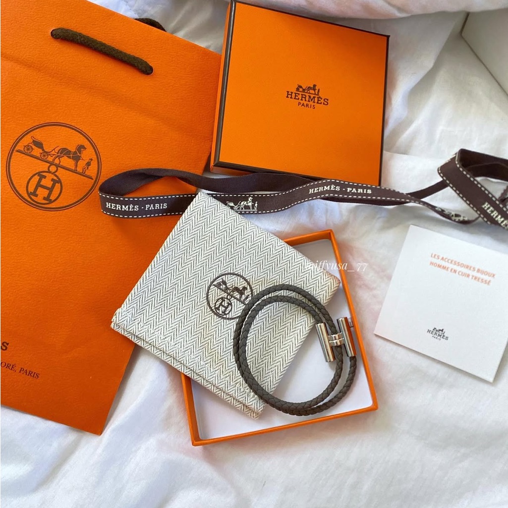 Hermes Gray Bracelet
